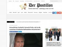 Bild zum Artikel: Schrecklicher Verdacht: Versucht Putin, sich in die russischen Präsidentschaftswahlen einzumischen?