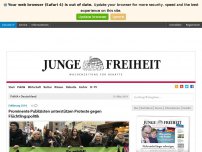 Bild zum Artikel: Prominente Publizisten unterstützen Proteste gegen Flüchtlingspolitik