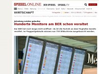 Bild zum Artikel: Jahrelang nutzlos gelaufen: Hunderte Monitore am BER schon veraltet