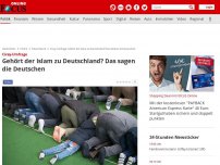 Bild zum Artikel: Civey-Umfrage - Gehört der Islam zu Deutschland? Das sagen die Deutschen