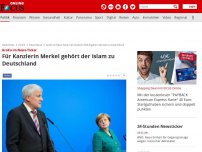 Bild zum Artikel: GroKo im News-Ticker - Seehofer: 'Islam gehört nicht zu Deutschland'