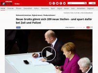 Bild zum Artikel: Bundesrechnungshof ist empört - Neue GroKo gönnt sich 209 neue Stellen - und spart dafür bei Zoll und Polizei