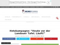 Bild zum Artikel: Hetzkampagne: “Heute vor der Landauer Tafel. Läuft!”