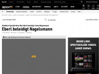Bild zum Artikel: 'Kleiner Pisser': Eberl beleidigt Nagelsmann