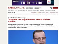 Bild zum Artikel: Jens Spahn über Abtreibungen: 'Es geht um ungeborenes menschliches Leben'