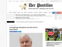 Bild zum Artikel: Sonntagsfrage: Was gehört noch alles nicht zu Deutschland?