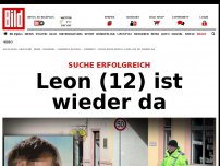 Bild zum Artikel: Suche erfolgreich - Leon (12) ist wieder da