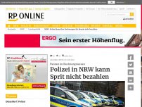 Bild zum Artikel: Pannen im Rechnungswesen - Polizei in NRW kann Sprit nicht bezahlen
