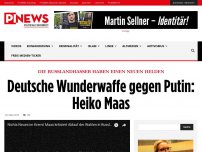 Bild zum Artikel: Die Russlandhasser haben einen neuen Helden Deutsche Wunderwaffe gegen Putin: Heiko Maas