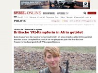 Bild zum Artikel: Türkische Offensive in Syrien: Britische YPJ-Kämpferin in Afrin getötet