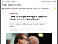 Bild zum Artikel: Alexander Dobrindt: 'Der Islam gehört egal in welcher Form nicht zu Deutschland'
