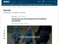 Bild zum Artikel: Deutsche Kindergeld-Zahlungen ins Ausland haben sich verzehnfacht