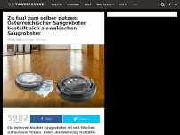 Bild zum Artikel: Zu faul zum selber putzen: Österreichischer Saugroboter bestellt sich slowakischen Saugroboter