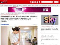 Bild zum Artikel: Serie: Alltagssexismus in Deutschland - 'Sie sehen uns als Huren in weißen Kitteln': Was eine Krankenschwester ertragen musste