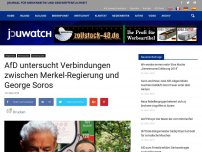 Bild zum Artikel: AfD untersucht Verbindungen zwischen Merkel-Regierung und George Soros