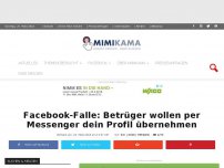 Bild zum Artikel: Facebook-Falle: Betrüger wollen per Messenger dein Profil übernehmen