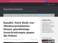 Bild zum Artikel: Kandel: Nach Rede von Ministerpräsidentin Dreyer gewalttätige Ausschreitungen gegen die Polizei