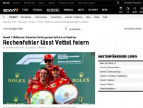 Bild zum Artikel: Auftaktsieg! Bärenstarker Vettel ringt Hamilton nieder