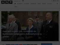 Bild zum Artikel: Hass aufs eigene Volk: Universität der Bundeswehr weigert sich, Nationalhymne zu spielen