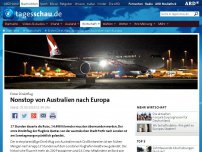 Bild zum Artikel: Erster Direktflug: Nonstop von Australien nach Europa