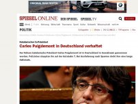 Bild zum Artikel: Katalanischer Ex-Präsident: Carles Puigdemont in Deutschland verhaftet