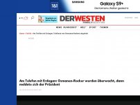 Bild zum Artikel: Abgehört: Deutsche Ermittler hören Osmanen-Rocker ab - Dann ist plötzlich Präsident Erdogan am Telefon