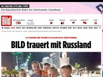 Bild zum Artikel: Feuer in Kaufhaus - BILD trauert mit Russland