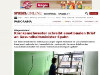 Bild zum Artikel: Pflegenotstand: Krankenschwester schreibt emotionalen Brief an Gesundheitsminister Spahn