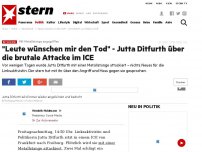 Bild zum Artikel: Mit Metallstange attackiert: 'Leute wünschen mir den Tod' - Jutta Ditfurth über den brutalen Angriff im ICE