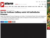 Bild zum Artikel: Francesco Mangiacapra: Sex im Vatikan: Callboy outet 40 katholische Priester