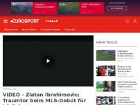 Bild zum Artikel: Zlatan Ibrahimovic: Traumtor beim Debüt