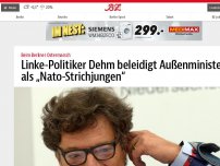 Bild zum Artikel: Linke-Politiker Dehm beleidigt Justizminister als „Nato-Strichjungen“