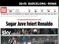 Bild zum Artikel: Traumtor in Turin - Sogar Juve feiert Ronaldo
