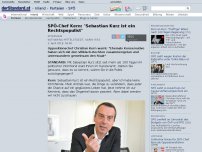 Bild zum Artikel: STANDARD-Interview - SPÖ-Chef Kern: 'Sebastian Kurz ist ein Rechtspopulist'