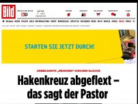 Bild zum Artikel: Glocke „gesäubert“ - Hakenkreuz abgeflext – das sagt der Pastor