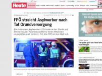 Bild zum Artikel: Polizisten attackiert: FPÖ streicht Asylwerber nach Tat Grundversorgung