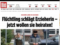 Bild zum Artikel: Bizarre Liebe in Sachsen - Flüchtling (16) schlägt Erzieherin– jetzt Hochzeit!
