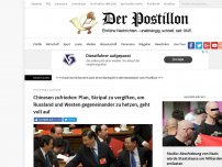 Bild zum Artikel: Chinesen zufrieden: Plan, Skripal zu vergiften, um Russland und Westen gegeneinander zu hetzen, geht voll auf