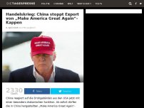 Bild zum Artikel: Handelskrieg: China stoppt Export von „Make America Great Again“-Kappen