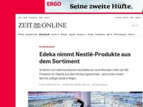 Bild zum Artikel: Handelsboykott: Edeka nimmt Nestlé-Produkte aus dem Sortiment