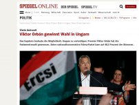 Bild zum Artikel: Laut ersten Auszählungen: Viktor Orbán gewinnt Wahl in Ungarn