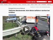 Bild zum Artikel: Der jüngste Fahrer war erst 18 Jahre alt - Tödliches Wochenende: Acht Motorradfahrer sterben bei Unfällen
