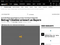 Bild zum Artikel: Chiellini wittert Betrug und erinnert an Bayern
