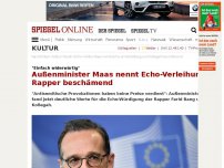 Bild zum Artikel: 'Einfach widerwärtig': Außenminister Maas nennt Echo-Verleihung an Rapper beschämend