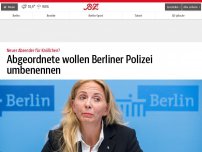 Bild zum Artikel: Gender-Gaga? Abgeordnete wollen Berliner Polizei umbenennen
