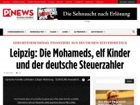 Bild zum Artikel: Geburtendschihad, finanziert aus deutschen Steuermitteln Leipzig: Die Mohameds, elf Kinder und der deutsche Steuerzahler