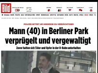 Bild zum Artikel: Verdächtiger gesucht - Mann (40) in Berliner Park verprügelt und vergewaltigt 