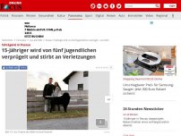 Bild zum Artikel: Schlägerei in Passau - 15-Jähriger wird von fünf Jugendlichen verprügelt und stirbt an Verletzungen