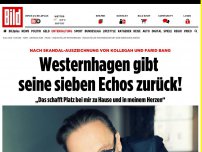 Bild zum Artikel: Nach Skandal-Musikpreis - Westernhagen gibt seine sieben Echos zurück!