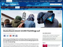 Bild zum Artikel: EU-Umsiedlungsprogramm: Deutschland nimmt 10.000 Flüchtlinge auf